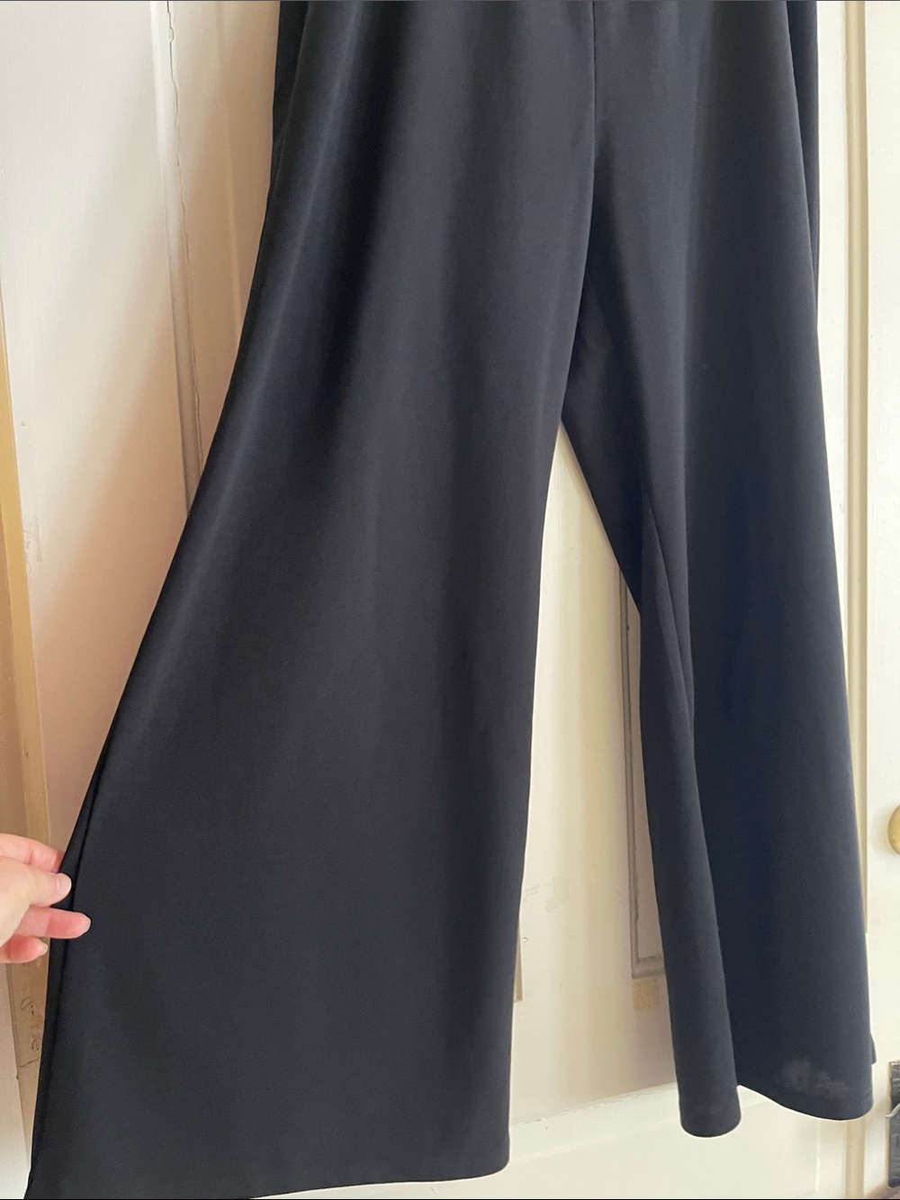 Black Wide-Leg Women's Pants 2xl